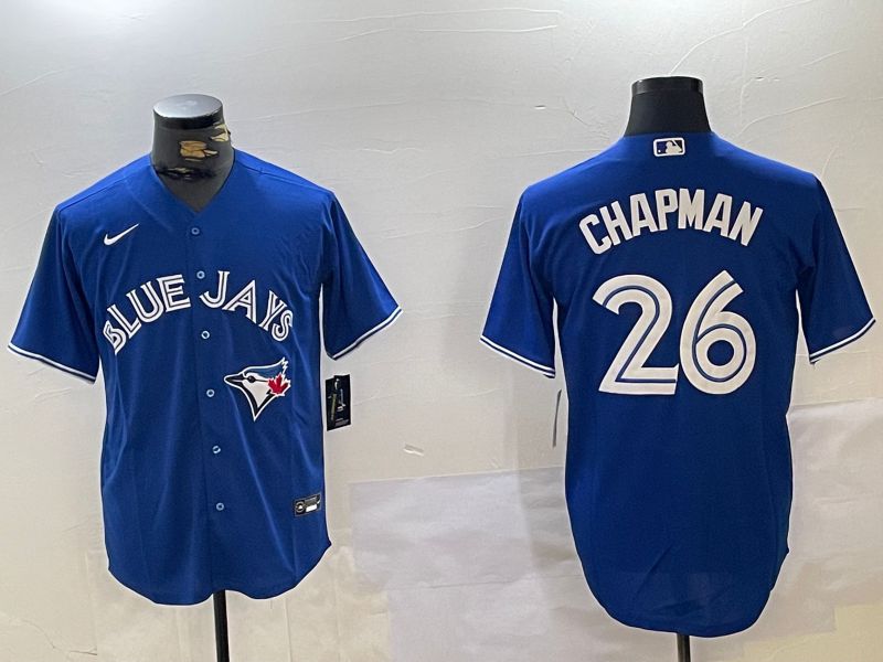 Men Toronto Blue Jays #26 Chapman Blue Game Nike 2024 MLB Jersey style 1->dallas cowboys->NFL Jersey
